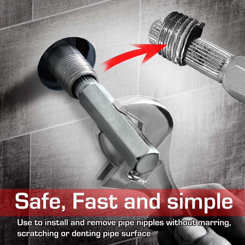 HAUTMEC Internal Pipe Wrench Set, Easy Internal Grip On Pipe