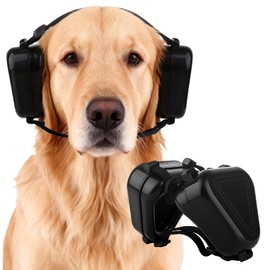 Adjustable Dog Ear Muffs for Noise Protection, Comfortable Hearing Protection Ear Covers, Advanced Noise Reducing Headphones for Dogs, Noise Canceling Headphones for Anxious Dogs Fireworks Travel