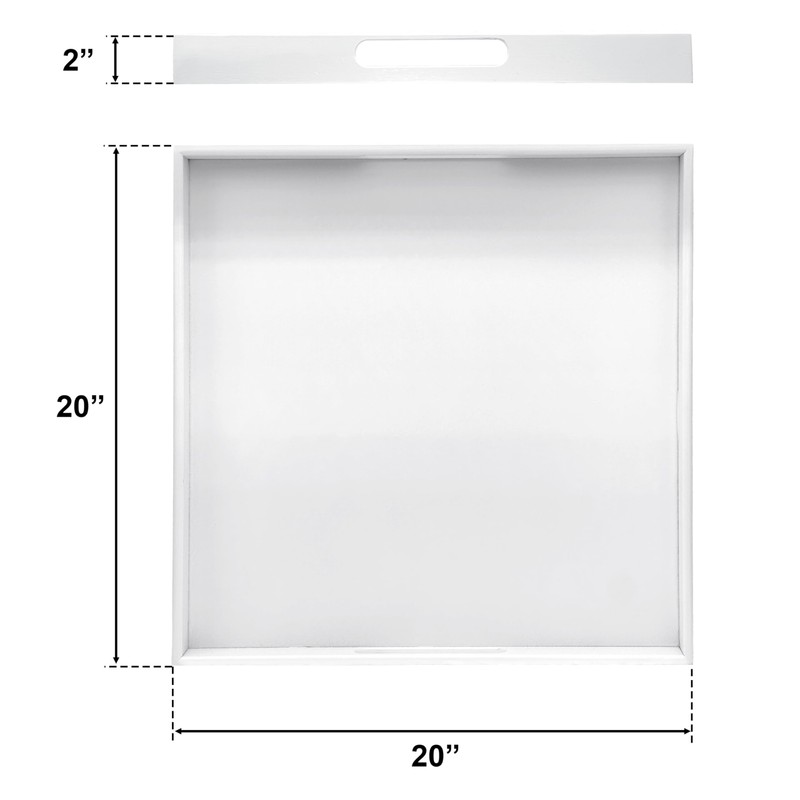 Bam & Boo 20" x 20" x 2" Square Natural