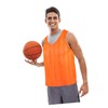 DECHOUS 6pcs Mesh Soccer Vests for Adults Striped Sleeveless Training