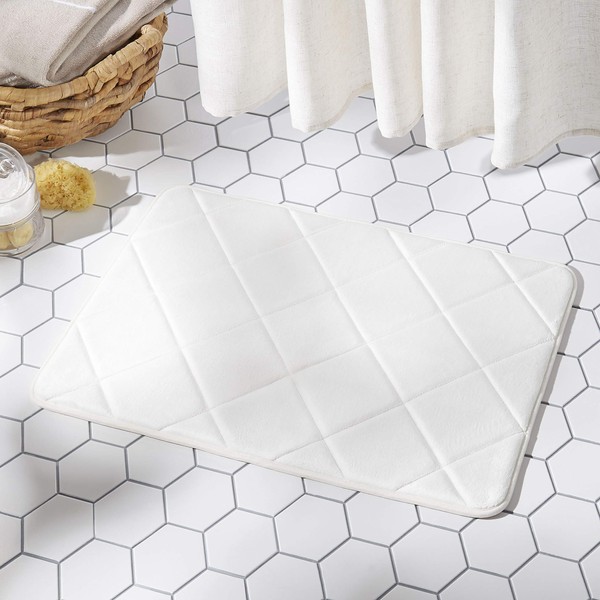 SoHome Soft Step Premium Memory Foam Bathroom Rug, Super Absorbent,