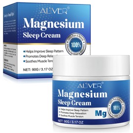 Aromixe Magnesium Cream for Feet, Magnesium Cream for Sleep,Soothes Muscle Tension,Magnesium Lotion for Relaxation,3.17oz
