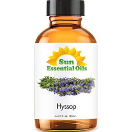 Sun Essential Oils 2oz - Hyssop Essential Oil - 2 Fluid Ounces
