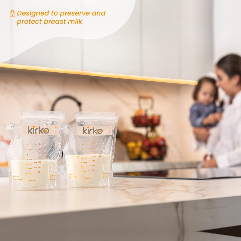 Kirko | Bolsas Para Almacenar y Conservar Leche Materna |