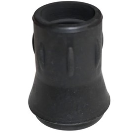 Set of 3 Sticks, Rubber Tips, Replacement Rubber Tips, 0.6 inch (14 mm), Black, 0.6 inch (14 mm)