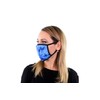 3 Pk Premium Blue Tie Dye Print Reusable Face Mask