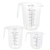 Messbecher Set aus Kunststoff - 3-teilig - Messkanne in 250