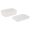 Nagao S-53 Storage Container, Easy to Clean, Square, Polypropylene, 12.8
