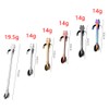 MINGZE 6 Pack Mini Cat Coffee Spoon, 5 Spoons +