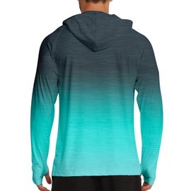 APTRO Men's Hoodie UPF 50+ Long Sleeve Shirts Sun Protection Rash Guard Shirts Outdoor UV SPF Hiking Fishing Shirts for Men MFSF006 XXL