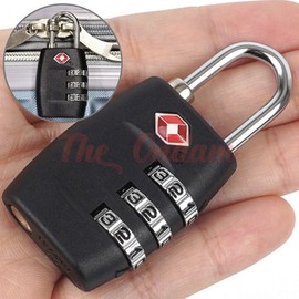 The Ondam 3-Digit Dial Lock with Standard Key for Shoe Cabinets Window