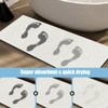 PROOVEELLY Diatomaceous Earth Bath mat Bathroom Rugs Super Absorbent Quick