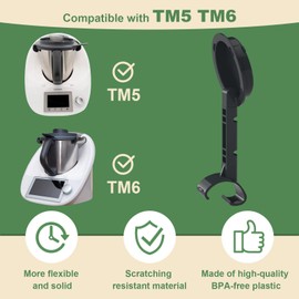 Inwee Lid Holder Compatible with Thermomix TM6, TM5 Holder for Mixing Bowl Lid Attachment for Mixing Pot, Handle Accessories, Holder for Mixing Bowl Lid