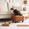 BAKSEA Small Foot Stool Under Desk Foot Stools Ottoman Footstool