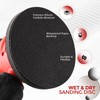 STEBRUAM 30pcs 6 Inch Sanding Discs 150mm No Hole Dry