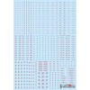 HiQparts 1/144 RB03 Caution Decal Red & Gray 1 Piece