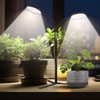 YEOLEH Grow Light for Indoor Desk Plants, 4.7’’ LED Dual