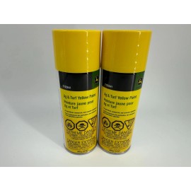 John Deere 2 Cans John Deere Ag & Turf Yellow Spray Paint 12oz - TY25641