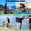 MKYRLX Bicycle Handlebar Bag, Insulated Lunch Bag, Portable with Touchscreen