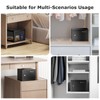Bonsaii Safe Box with Key Lock, Steel Security Lock Box,