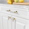 Amerdeco 10 Pack Brushed Satin Nickel and Gold Cabinet Pulls