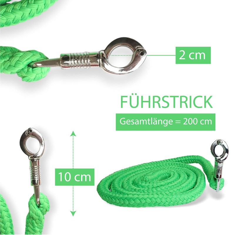 Lead rope with panic hook for horse in various stylish