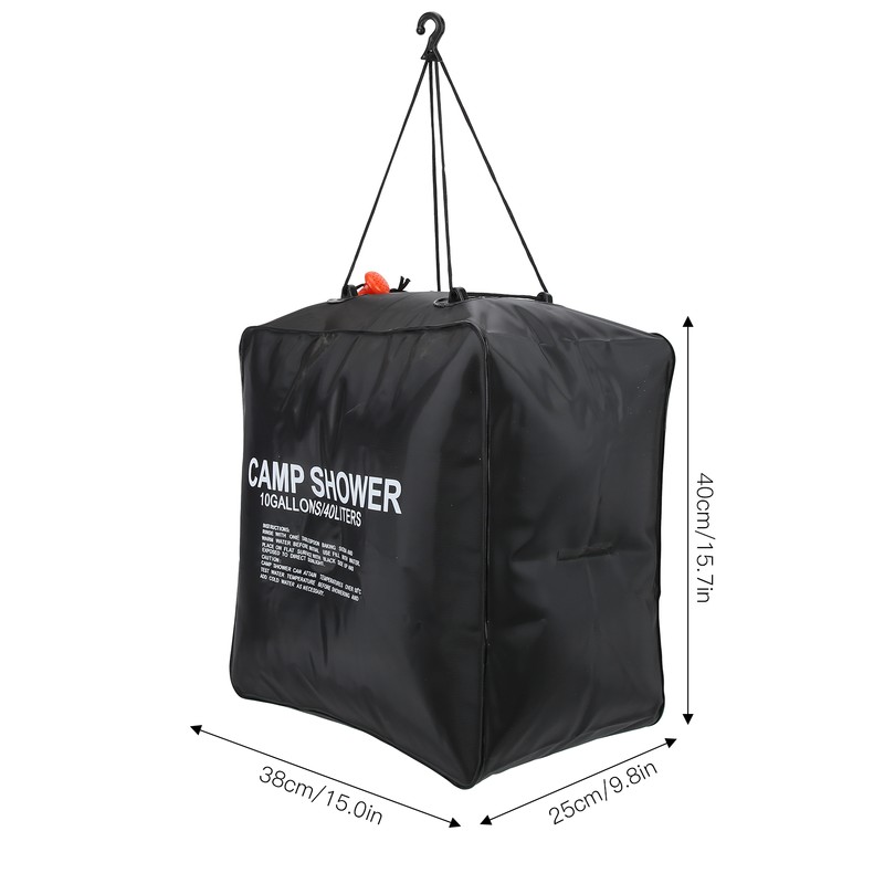 40L Solar Shower Bag Water Bag Energy Heated Bathing Solar
