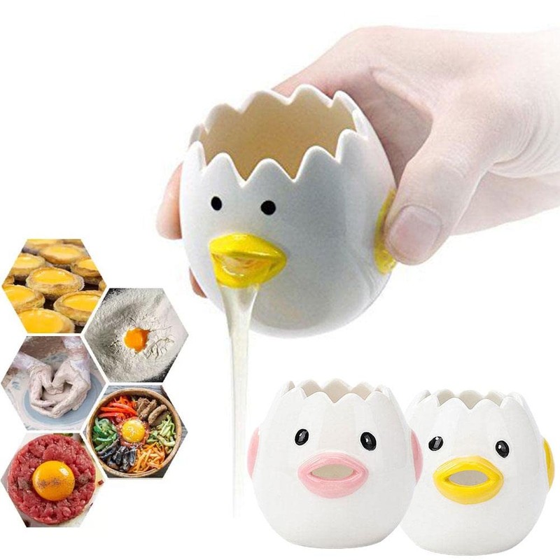 Egg Yolk Separator, Egg White Separator, Yolk Separator, Cute, Ceramic,