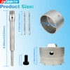 3-3/4" Concrete Hole Saw, 95mm Tungsten Steel Core Bit for