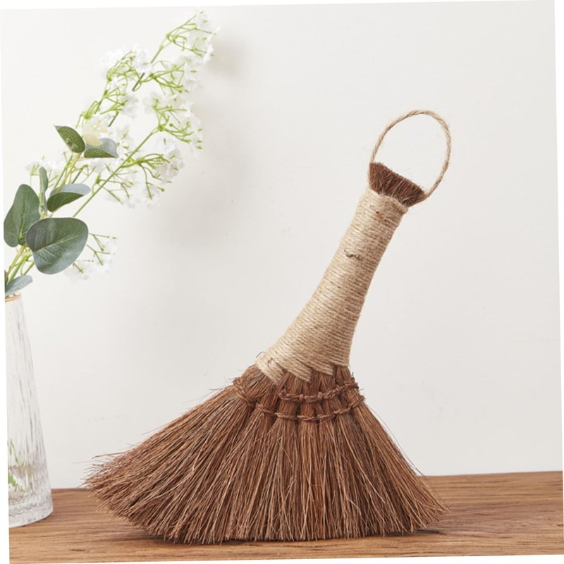 Ipetboom Short Handle Broom Home Palm Fiber Broom Sweeper Broom