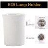 TWDRTDD E39 Mogul Base Light Socket, Porcelain Lampholder, Waterproof E39