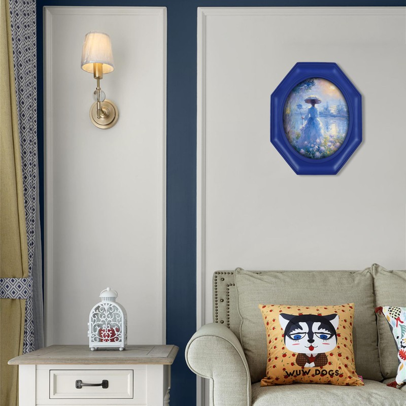 SIMON'S SHOP Picture Frames 8x10 Oval Picture Frames for Tabletop