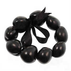 Zero Gravity Hawaii Hawaiian Black Kuku Nut Shell Bracelet