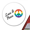 Huuraa Sticker Love & Peace Gift 10 cm Sticker Love