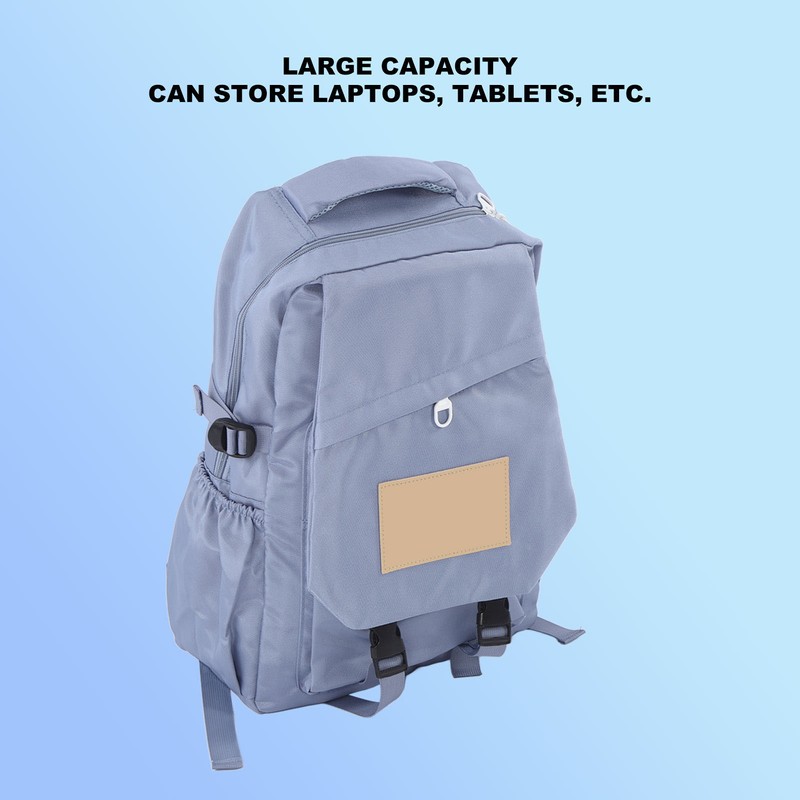 Casual Style Nylon Backpack Lightweight School Bag Large Capacity Travel