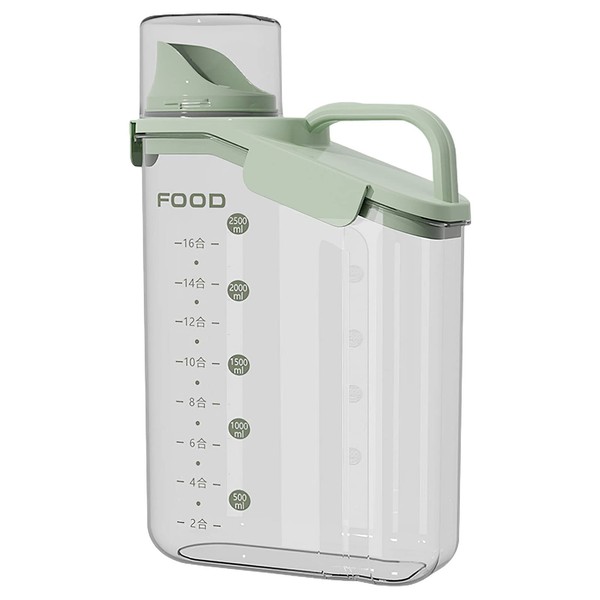 PDOOR Grain Storage Container, Airtight Plastic Kitchen Storage Boxes with