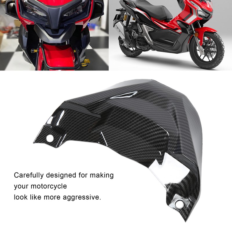 Motorcycle Front Windshield Fairing Wind Deflector Carbon Fiber Style Replacement