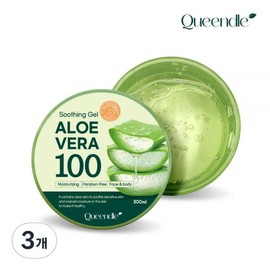 UnKnown Queens Aloe Vera 100 Aloe Soothing Gel 300ml 3pcs 300ml x 3pcs / 퀸들 알로에베라 100 알로에 수딩젤 300ml 3개 300ml x 3개