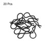 sourcing map 20pcs 30-Degree Angle RC Body Clips Bent Springy