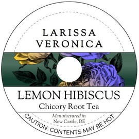 Lemon Hibiscus Chicory Root Tea (Single Serve K-Cup Pods) (12 pods, ZIN: 577796) - 2 Pack