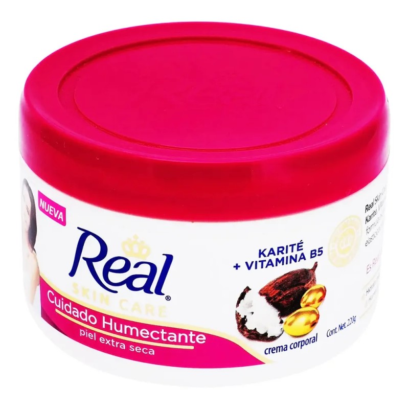 Crema Corporal Real Skin Care Cuidado Humectante 220 G