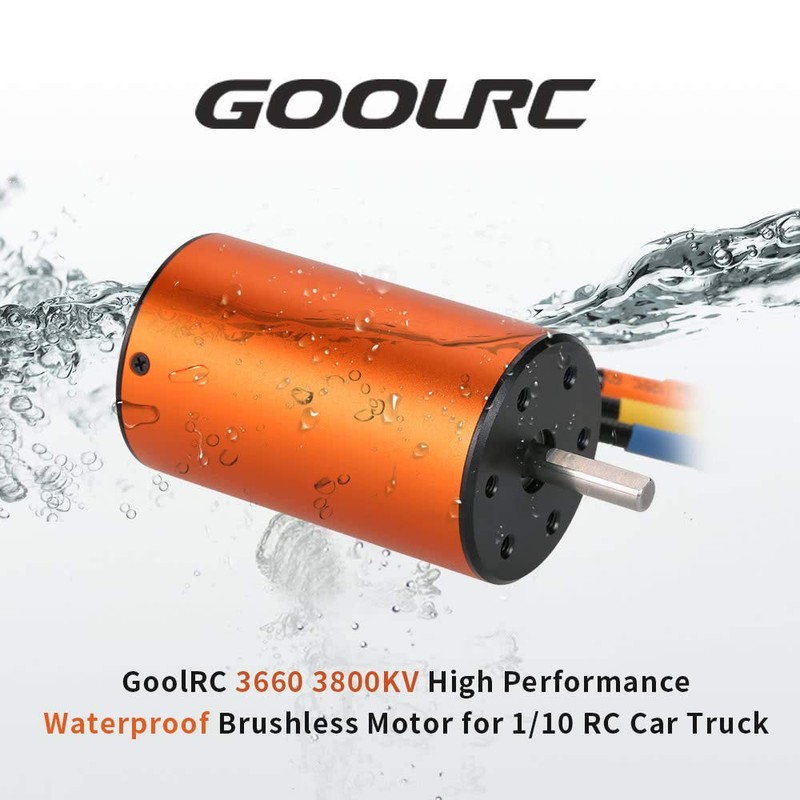 GoolRC - Motor impermeable 3660 3800 KV sin escobillas con