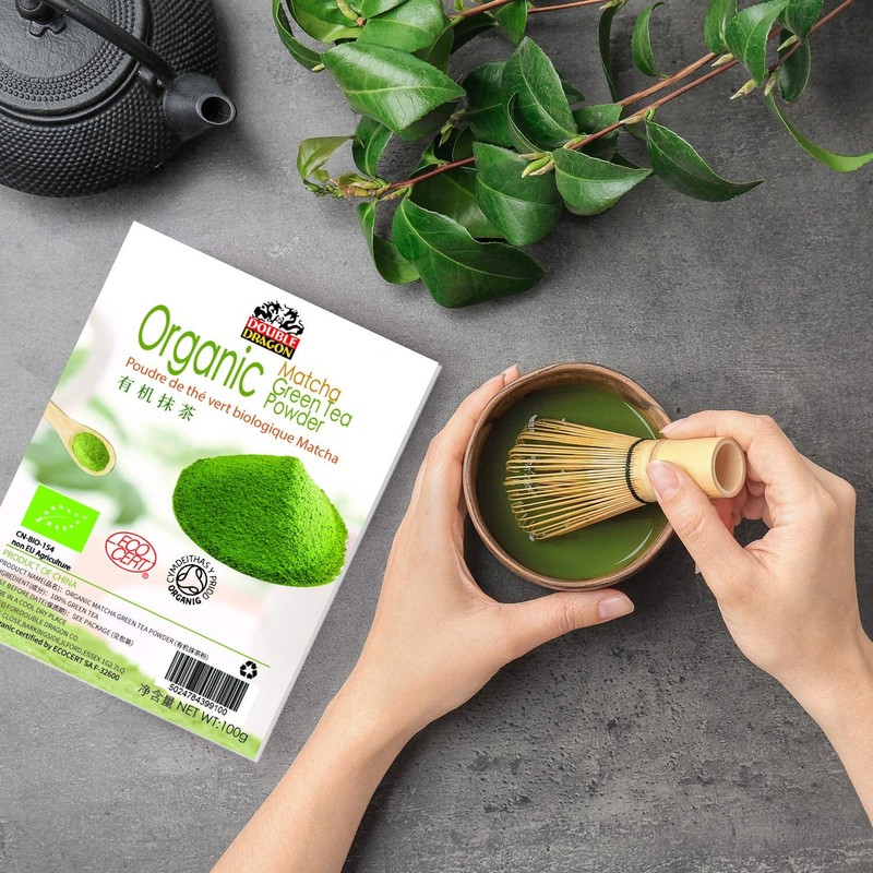 Double Dragon Organic Matcha Green Tea Powder 100 g