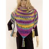 Hand Knitted Triangle Scarf Shawl Wrap - SKU CHPAS-1