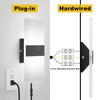 GOODATE Plug in Wall Sconces with Stepless Adjustable 3000K-6500K Colors