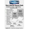 Cotton Gauze Swabs, Non-Sterile,White,8 Ply 17 Threads Pack of 100