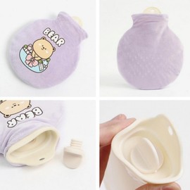 Heated compress pack Character pocket pouch Insulated water bag Heated pack Hand warmer Hot pack Abdomen Waist Water heater hot water