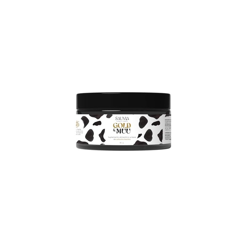 Sauvia Gold&Muu Suplemento Alimenticio a Base de Calostro Bovino, 90g