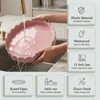 Gesodant 13" Round Scalloped Decorative Tray for Coffee Table Decor,