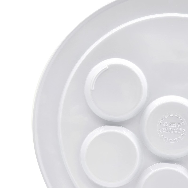 The Dreidel Company Children's Passover Melamine Seder Plate 10 Plagues
